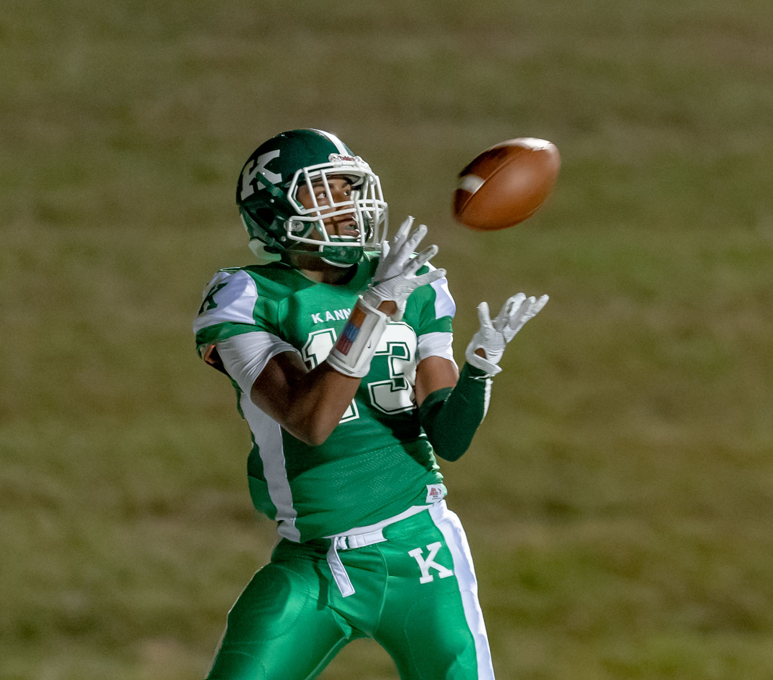 Friday night high school football action